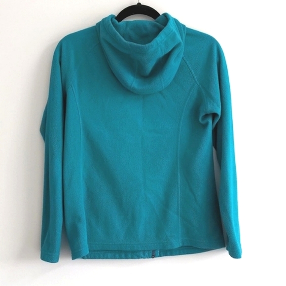 The North Face Fleece Zip Up Hoodie Jacket, Teal, Womens Size Medium - Picture 2 of 11
